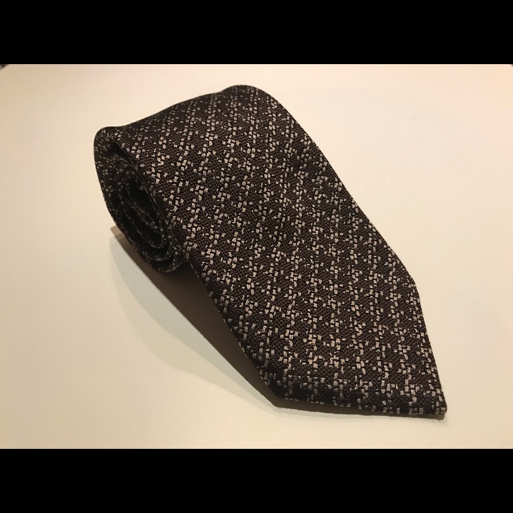 Tom Ford Brown Pattern Necktie